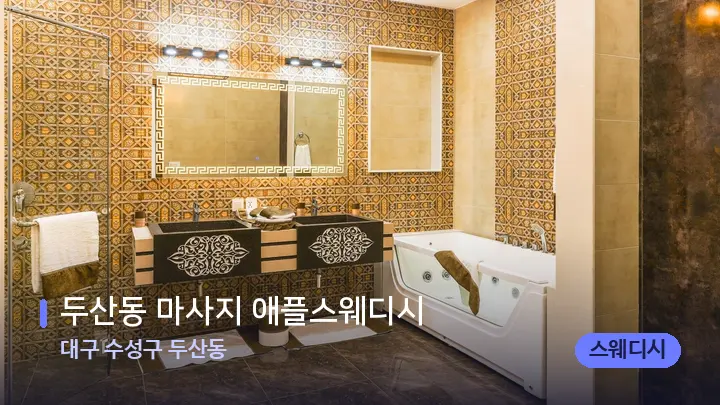 대구 수성구 두산동 두산동 마사지 애플스웨디시 — 웰니스 스파 공간