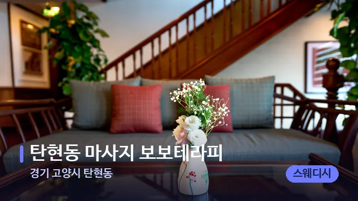 경기 고양시 탄현동 탄현동 마사지 보보테라피 — 스파 프런트 공간