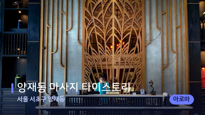 서울 서초구 양재동 양재동 마사지 타이스토리 — 스파 프런트 공간