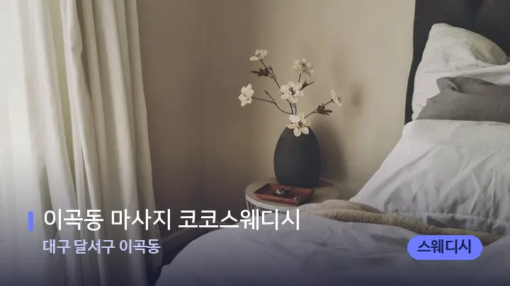 대구 달서구 이곡동 이곡동 마사지 코코스웨디시 — 휴식 분위기의 스파 베드