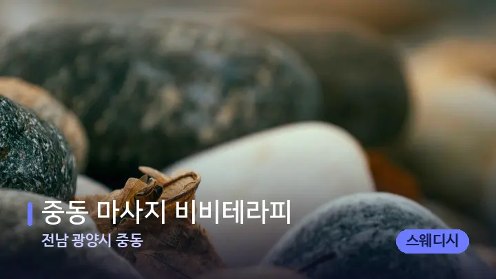전남 광양시 중동 중동 마사지 비비테라피 — 마사지용 스톤