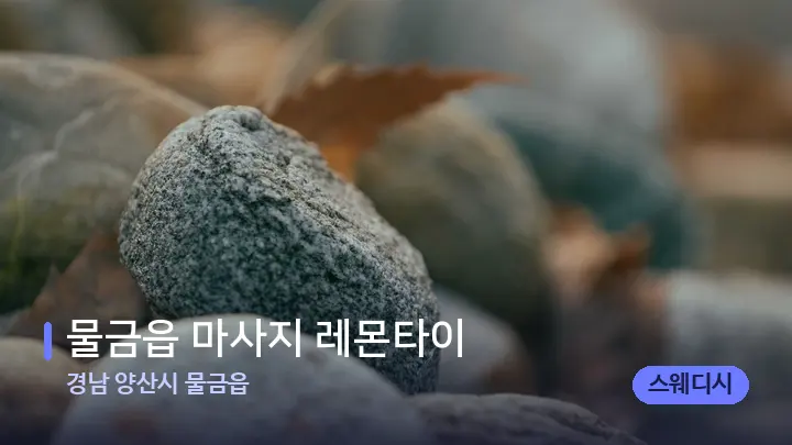 경남 양산시 물금읍 물금읍 마사지 레몬타이 — 마사지용 스톤