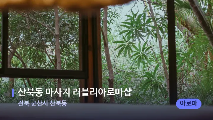 전북 군산시 산북동 산북동 마사지 러블리아로마샵 — 휴식 분위기의 스파 베드