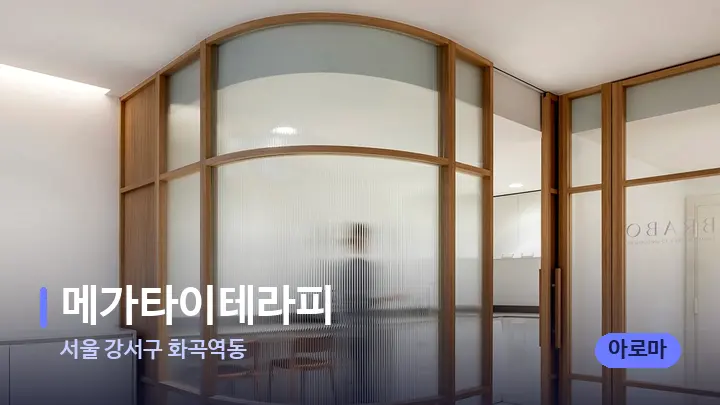 서울 강서구 화곡역동 메가타이테라피 — 스파 프런트 공간