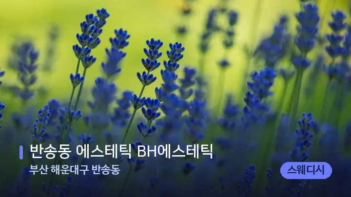 부산 해운대구 반송동 반송동 에스테틱 BH에스테틱 — 아로마테라피 오일