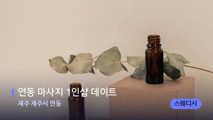 제주 제주시 연동 연동 마사지 1인샵 데이트 — 아로마테라피 오일