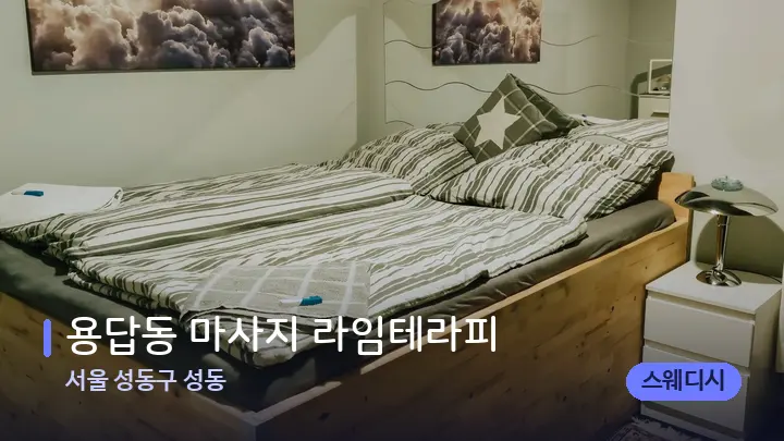서울 성동구 성동 용답동 마사지 라임테라피 — 마사지 베드가 놓인 관리실