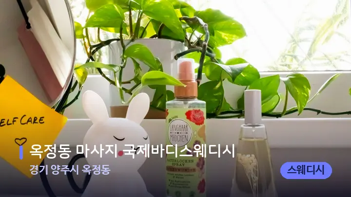 경기 양주시 옥정동 옥정동 마사지 국제바디스웨디시 — 아로마테라피 오일