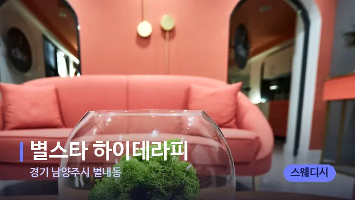 경기 남양주시 별내동 별스타 하이테라피 — 스파 프런트 공간