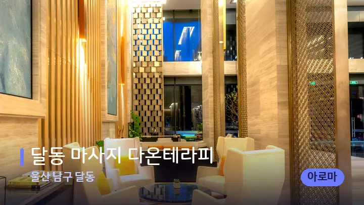 울산 남구 달동 달동 마사지 다온테라피 — 스파 프런트 공간