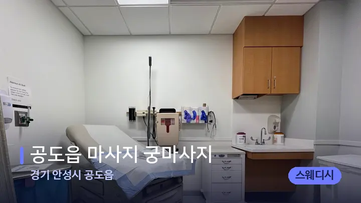 경기 안성시 공도읍 공도읍 마사지 궁마사지 — 마사지 베드가 놓인 관리실