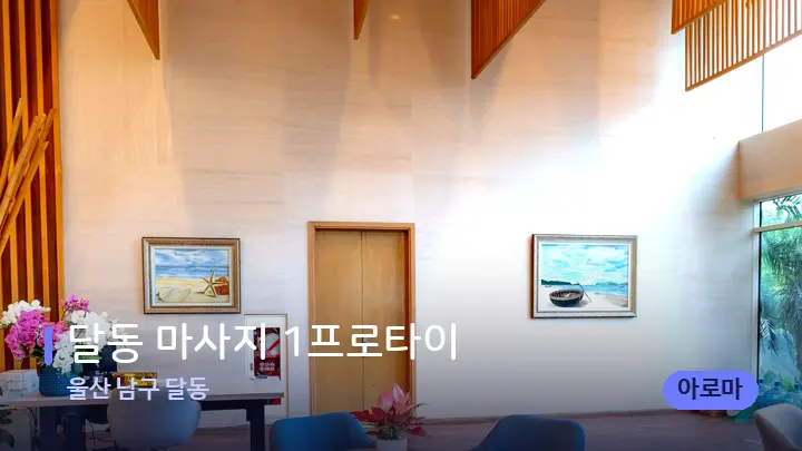 울산 남구 달동 달동 마사지 1프로타이 — 스파 프런트 공간