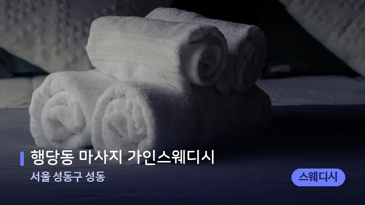 서울 성동구 성동 행당동 마사지 가인스웨디시 — 마사지 베드가 놓인 관리실