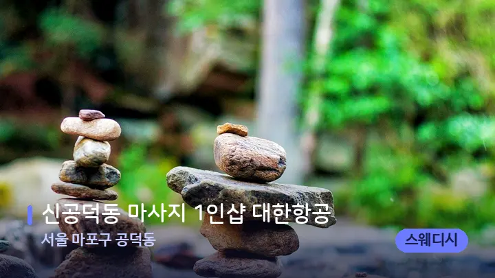 서울 마포구 공덕동 신공덕동 마사지 1인샵 대한항공 — 마사지용 스톤