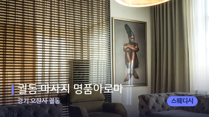 경기 오산시 궐동 궐동 마사지 명품아로마 — 스파 프런트 공간