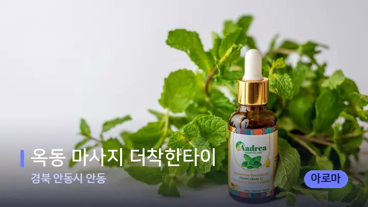 경북 안동시 안동 옥동 마사지 더착한타이 — 아로마테라피 오일