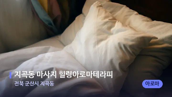 전북 군산시 지곡동 지곡동 마사지 힐링아로마테라피 — 휴식 분위기의 스파 베드