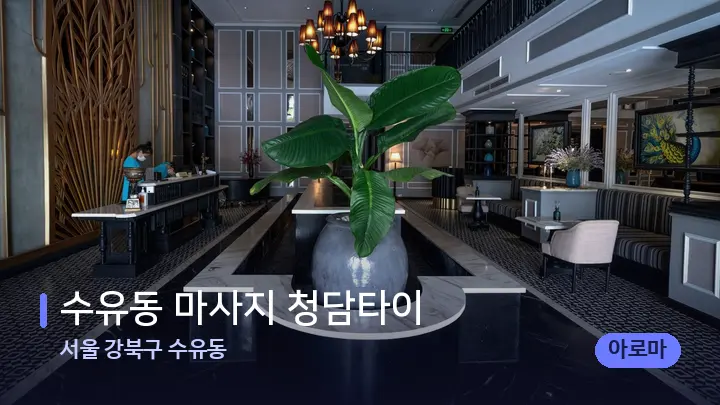 서울 강북구 수유동 수유동 마사지 청담타이 — 스파 프런트 공간