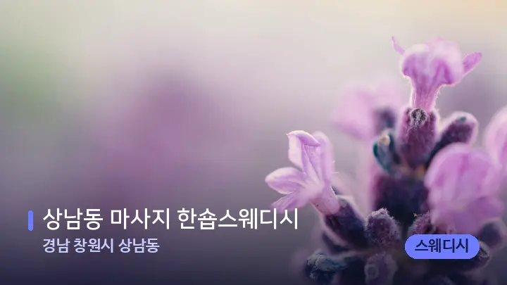 경남 창원시 상남동 상남동 마사지 한숍스웨디시 — 아로마테라피 오일