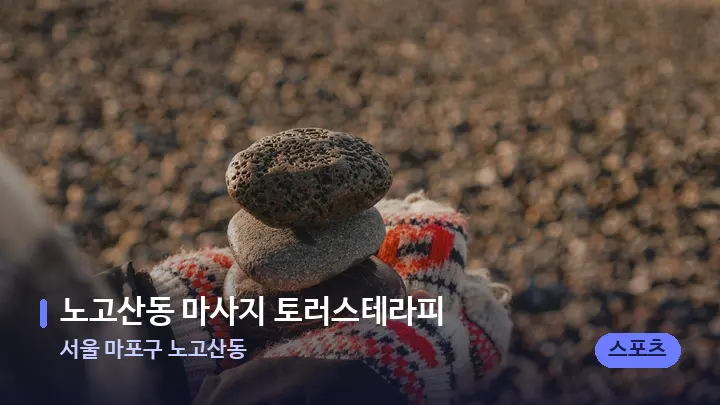 서울 마포구 노고산동 노고산동 마사지 토러스테라피 — 마사지용 스톤