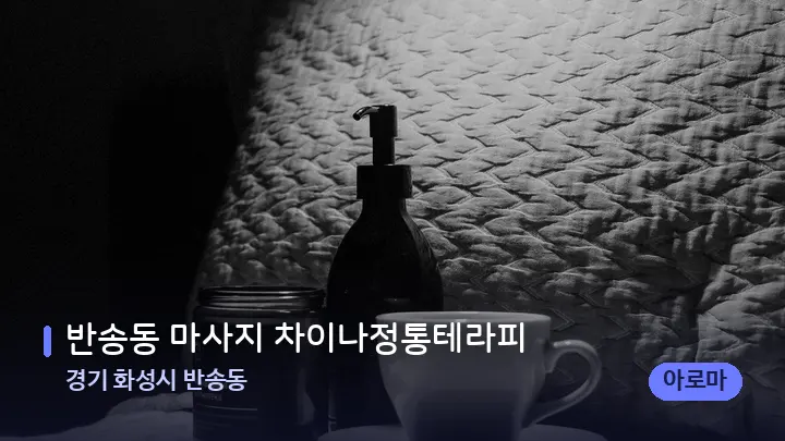 경기 화성시 반송동 반송동 마사지 차이나정통테라피 — 마사지 베드가 놓인 관리실