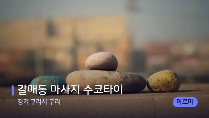 경기 구리시 구리 갈매동 마사지 수코타이 — 마사지용 스톤