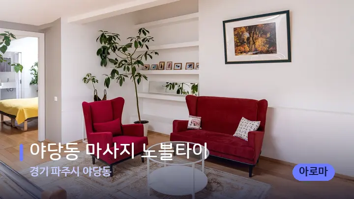 경기 파주시 야당동 야당동 마사지 노블타이 — 스파 프런트 공간