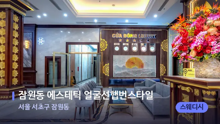 서울 서초구 잠원동 잠원동 에스테틱 얼굴선햅번스타일 — 스파 프런트 공간