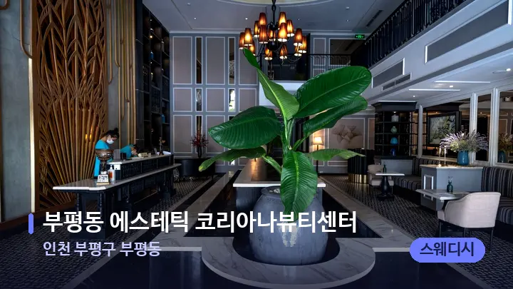 인천 부평구 부평동 부평동 에스테틱 코리아나뷰티센터 — 스파 프런트 공간
