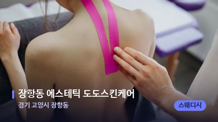 경기 고양시 장항동 장항동 에스테틱 도도스킨케어 — 어깨를 다루는 관리사의 손
