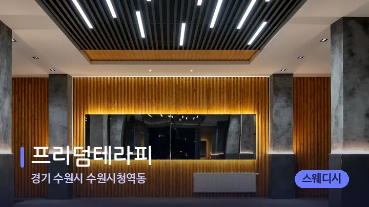 경기 수원시 수원시청역동 프리덤테라피 — 스파 프런트 공간