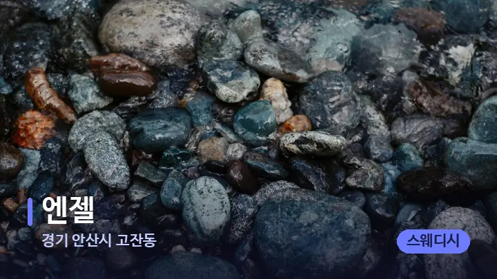 경기 안산시 고잔동 엔젤 — 마사지용 스톤