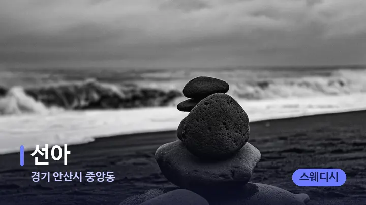 경기 안산시 중앙동 선아 — 마사지용 스톤