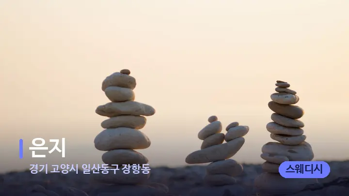 경기 고양시 일산동구 장항동 은지 — 마사지용 스톤