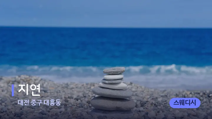 대전 중구 대흥동 지연 — 마사지용 스톤