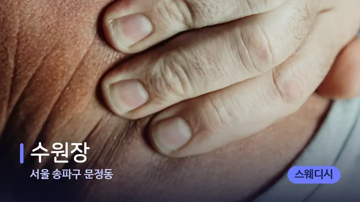 서울 송파구 문정동 수원장 — 어깨를 다루는 관리사의 손