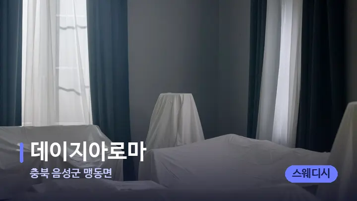 충북 음성군 맹동면 데이지아로마 — 마사지 베드가 놓인 관리실