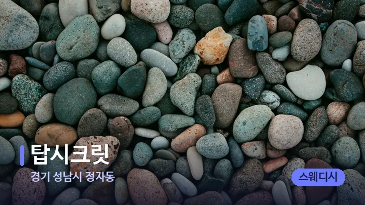 경기 성남시 정자동 탑시크릿 — 마사지용 스톤