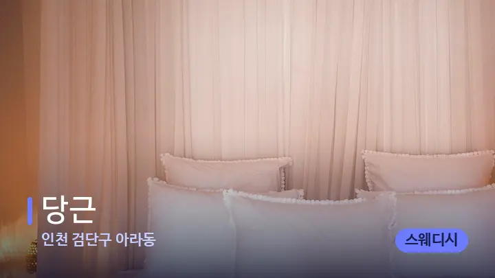인천 검단구 아라동 당근 — 휴식 분위기의 스파 베드