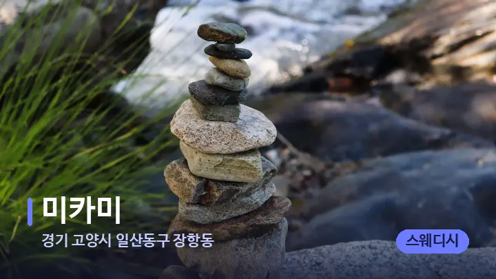 경기 고양시 일산동구 장항동 미카미 — 마사지용 스톤