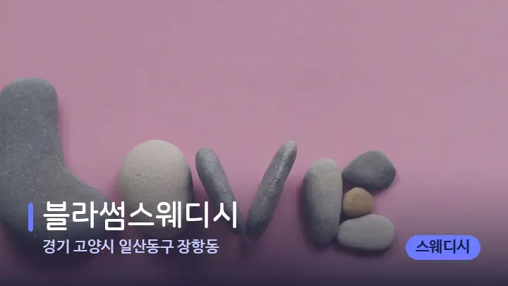 경기 고양시 일산동구 장항동 블라썸스웨디시 — 마사지용 스톤
