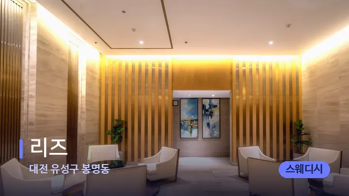 대전 유성구 봉명동 리즈 — 스파 프런트 공간