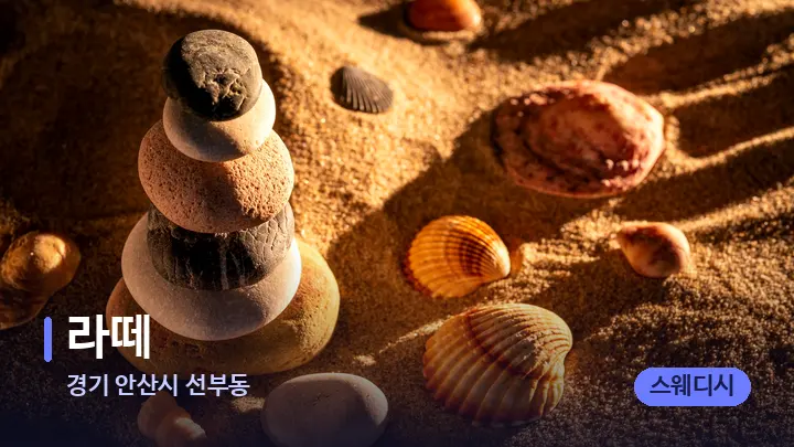 경기 안산시 선부동 라떼 — 마사지용 스톤