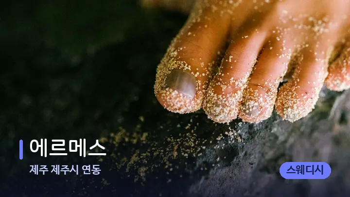 제주 제주시 연동 에르메스 — 발 관리 장면