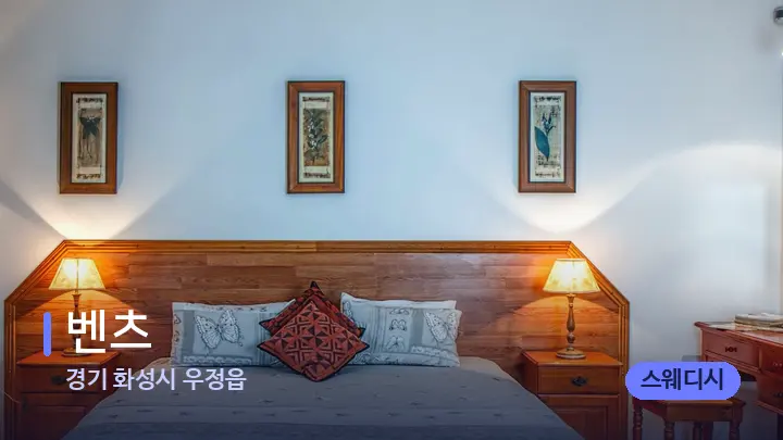 경기 화성시 우정읍 벤츠 — 휴식 분위기의 스파 베드