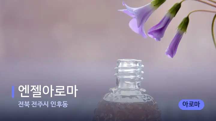 전북 전주시 인후동 엔젤아로마 — 아로마테라피 오일