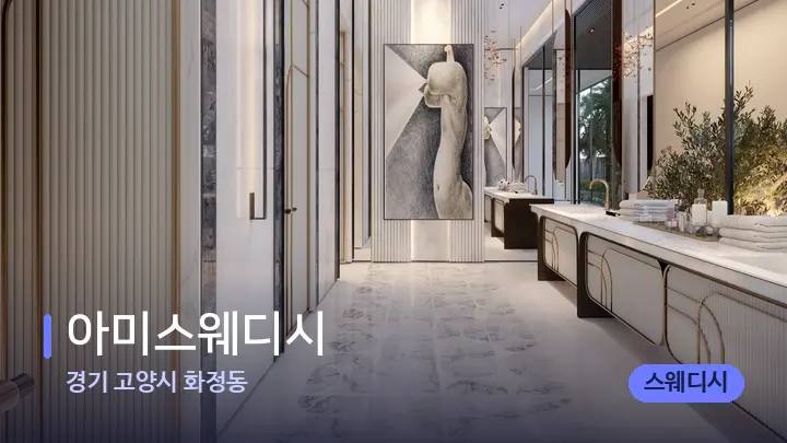 경기 고양시 화정동 아미스웨디시 — 웰니스 스파 공간