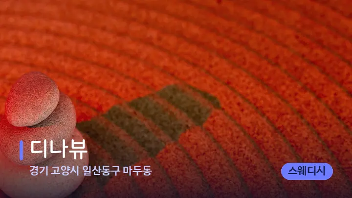 경기 고양시 일산동구 마두동 디나뷰 — 마사지용 스톤