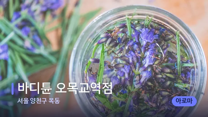 서울 양천구 목동 바디튠 오목교역점 — 아로마테라피 오일