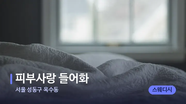 서울 성동구 옥수동 피부사랑 들어화 — 휴식 분위기의 스파 베드